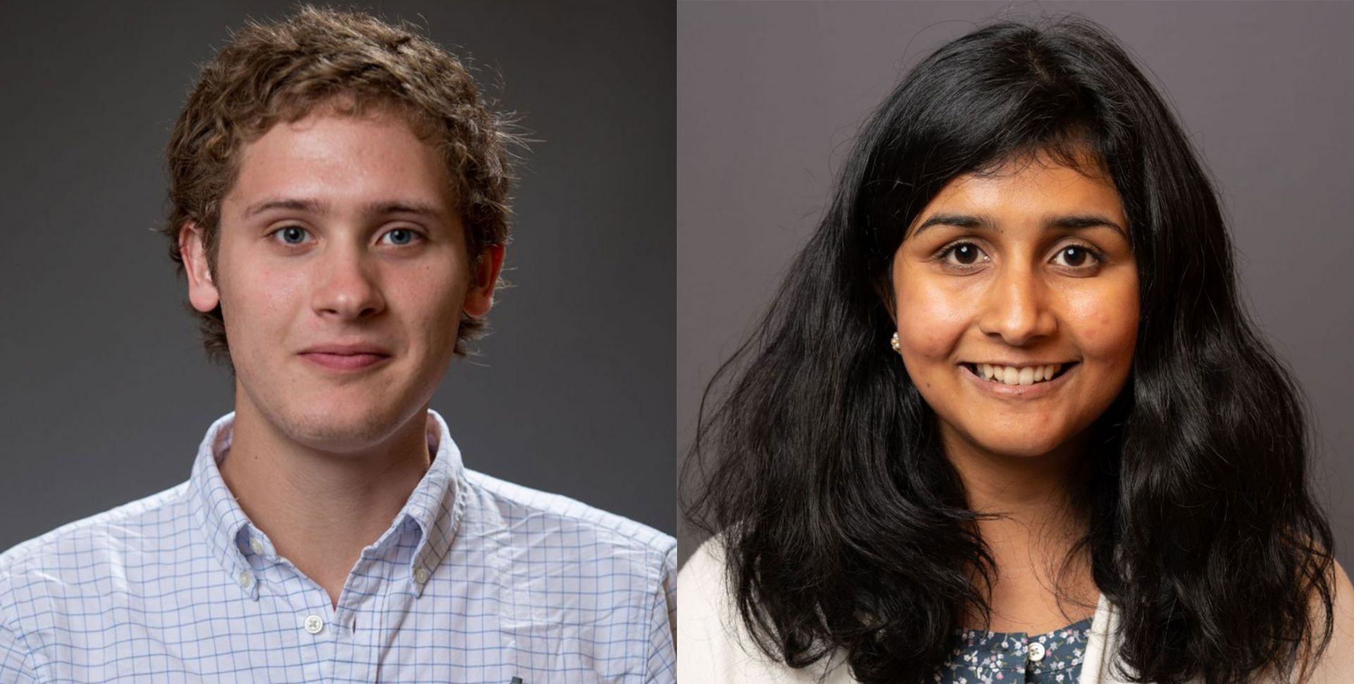 Ben Baer and Sara Venkatraman, two doctoral students in Cornell Statistics and Data Science Ben Baer and Sara Venkatraman, two doctoral students in Cornell Statistics and Data Science