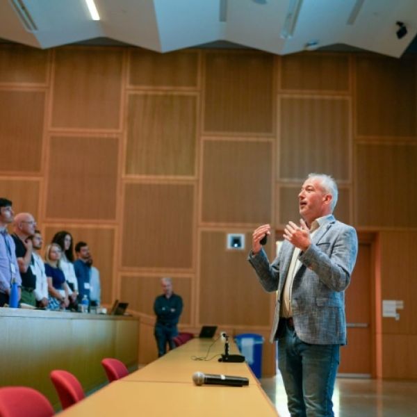 SAVY 2.0 kicked off with a keynote session from Dr. Miel Hostens of Cornell’s College of Agriculture and Life Science. Photo: Carol Jennings/CVM