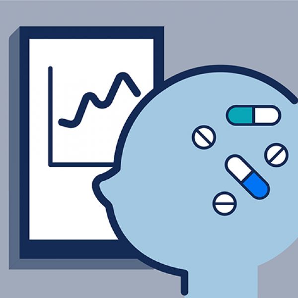 A graphic illustrating how smart devices can help monitor and manage behavioral health