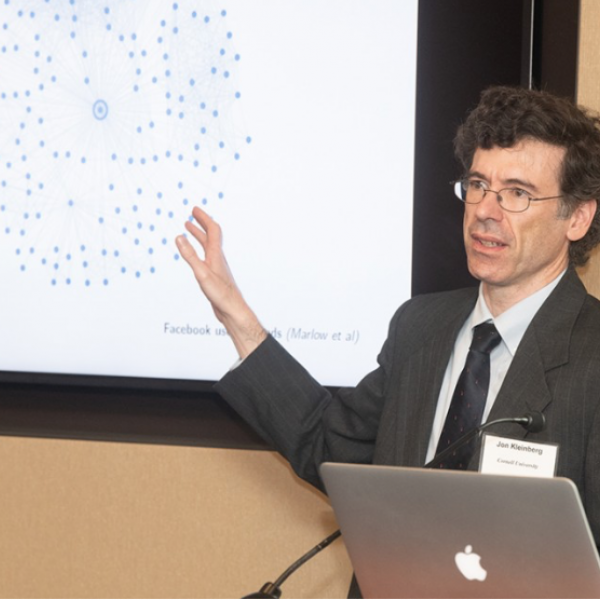 Jon Kleinberg presenting on Capitol Hill