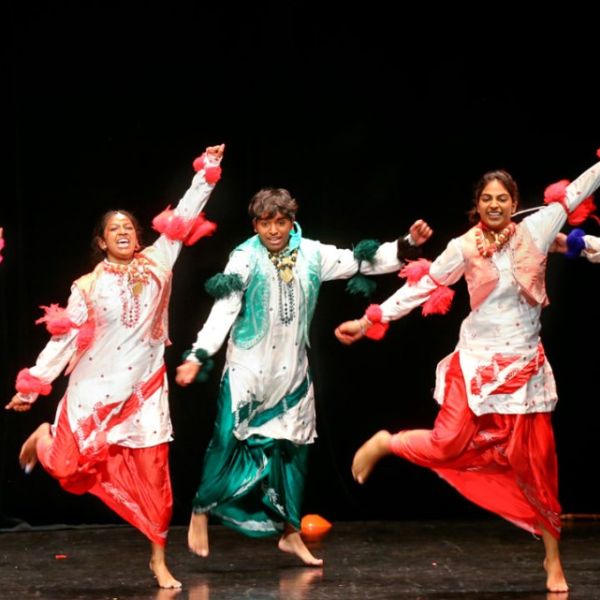 Provided The Punjabi dance group Cornell Bhangra performs at the 2023 Diya Jale.