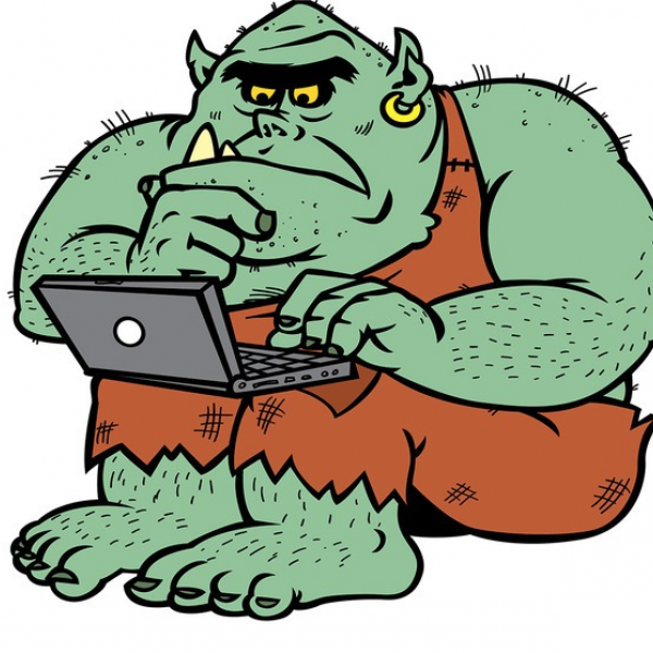 "Internet Troll" graphic